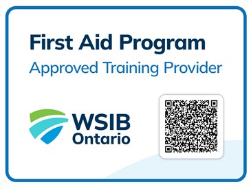 WSIB Approved First Aid provider badge